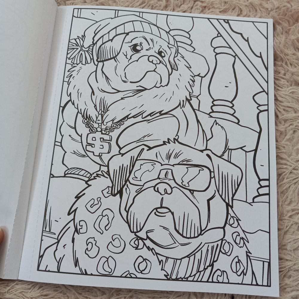 The GOAT dressed pets adult Coloring book by Crayola! EPIC art!!! New unused! - Picture 7 of 7